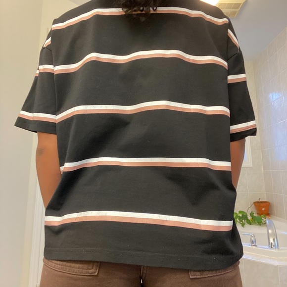 Boxy striped T-shirt - Picture 2 of 4